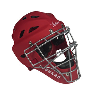 Douglas DBCH-3 Matte Catchers Helmet - Rojo