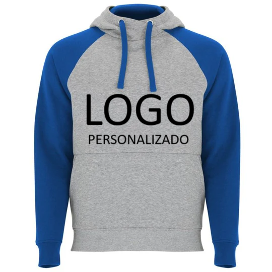 Sudadera Capucha BADET Bicolor con Logo personalizado