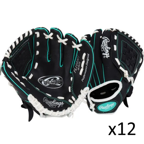 Pack 12 Guantes Rawlings PL10BMT 10 Inch