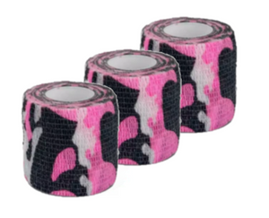 Venda elástica autoadhesiva - Rosa camo (pack3)